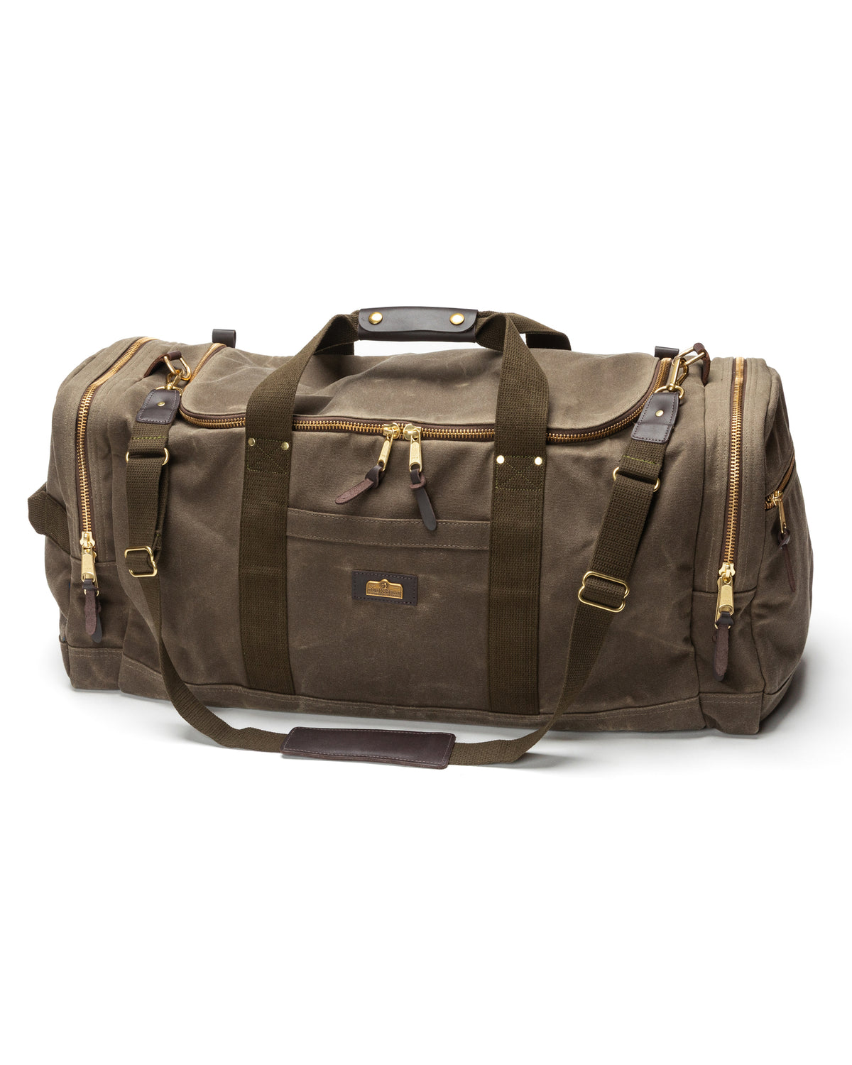 Waxed Canvas Long-Hauler Bag - Field Brown