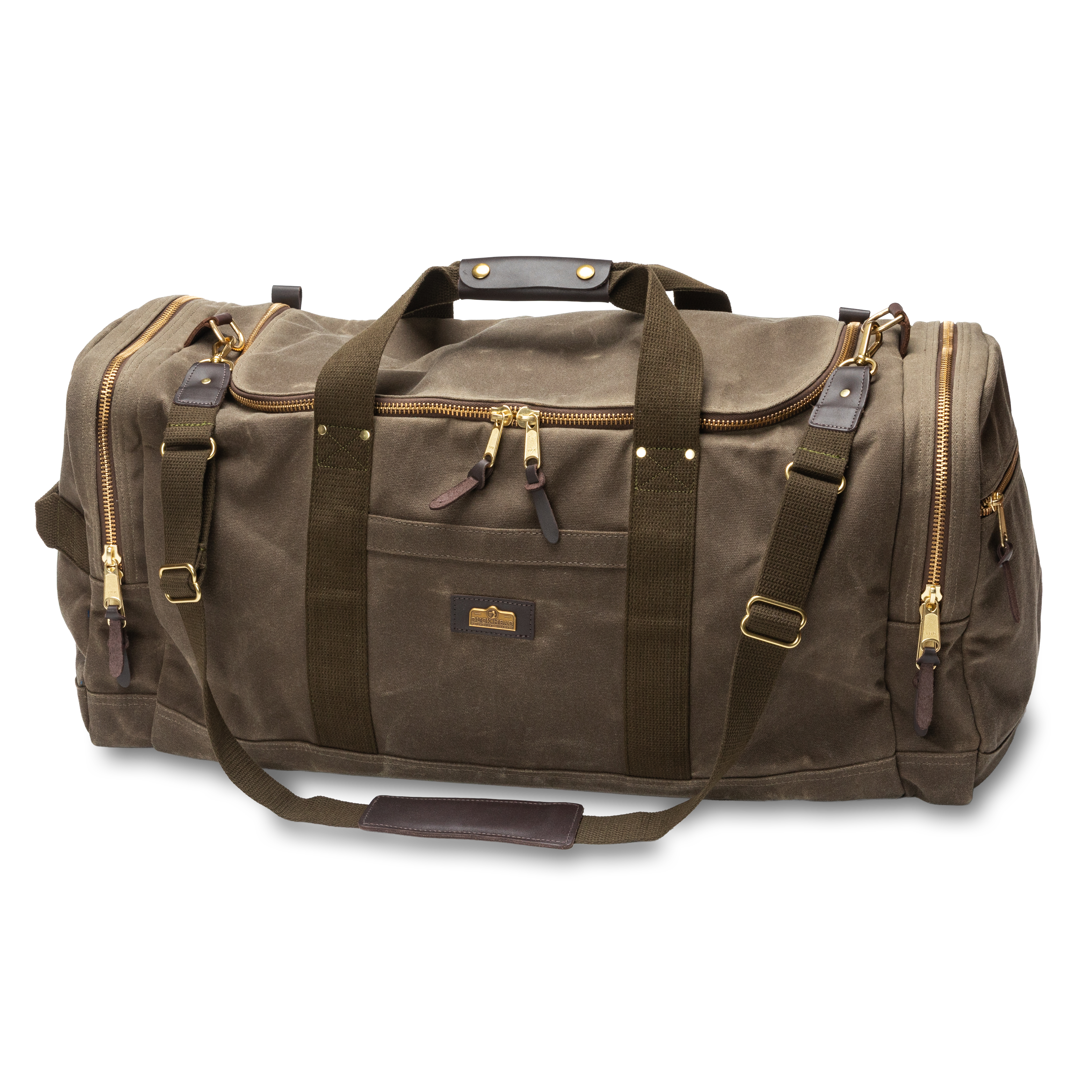Waxed Canvas Long-Hauler Bag - Field Brown