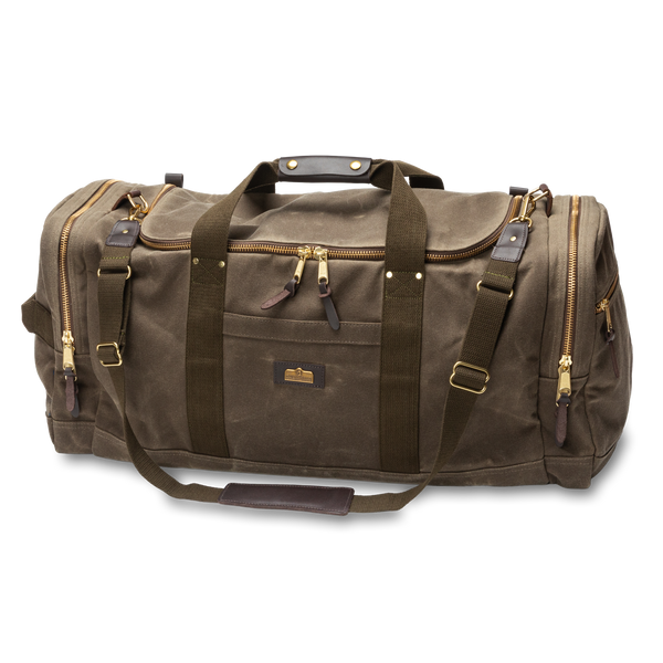 Waxed Canvas Long-Hauler Bag - Field Brown