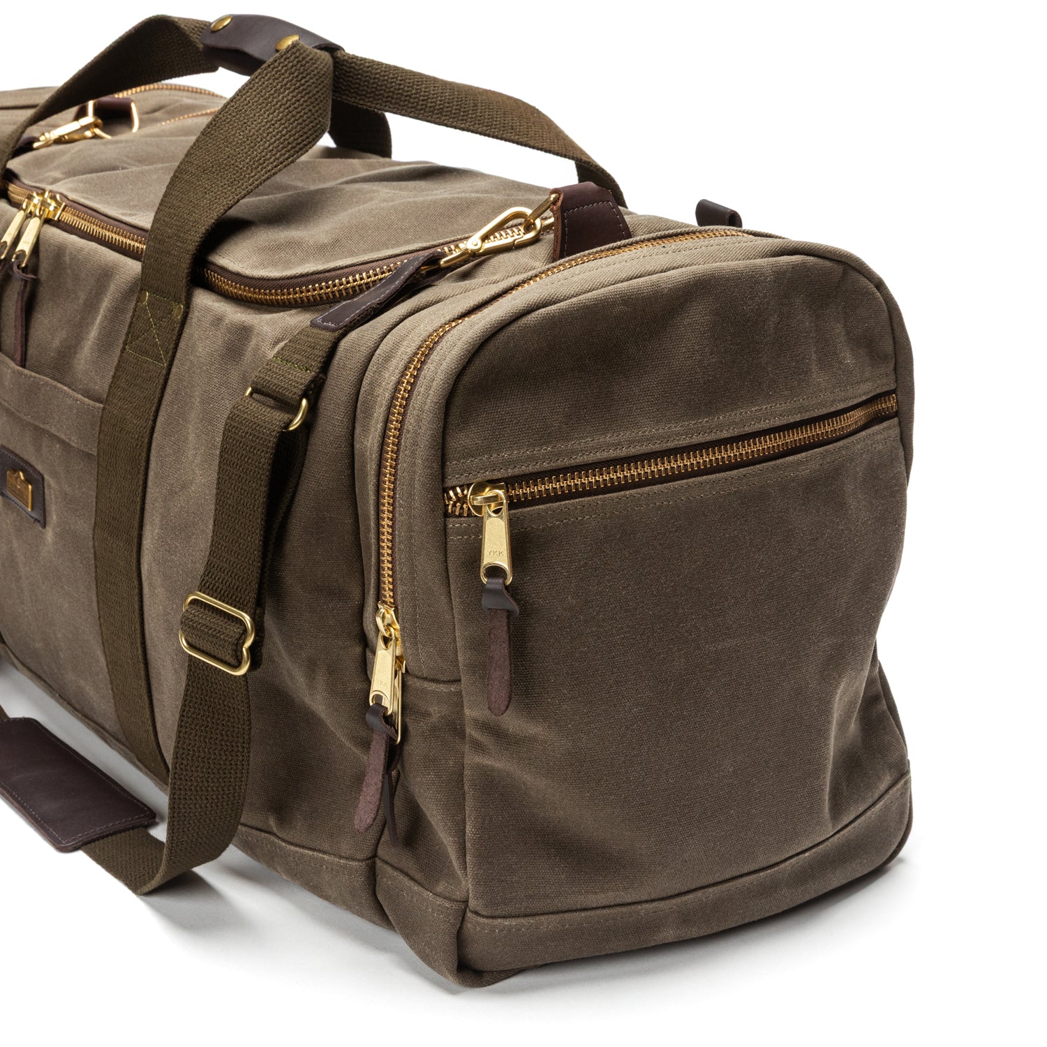 Waxed Canvas Long-Hauler Bag - Field Brown