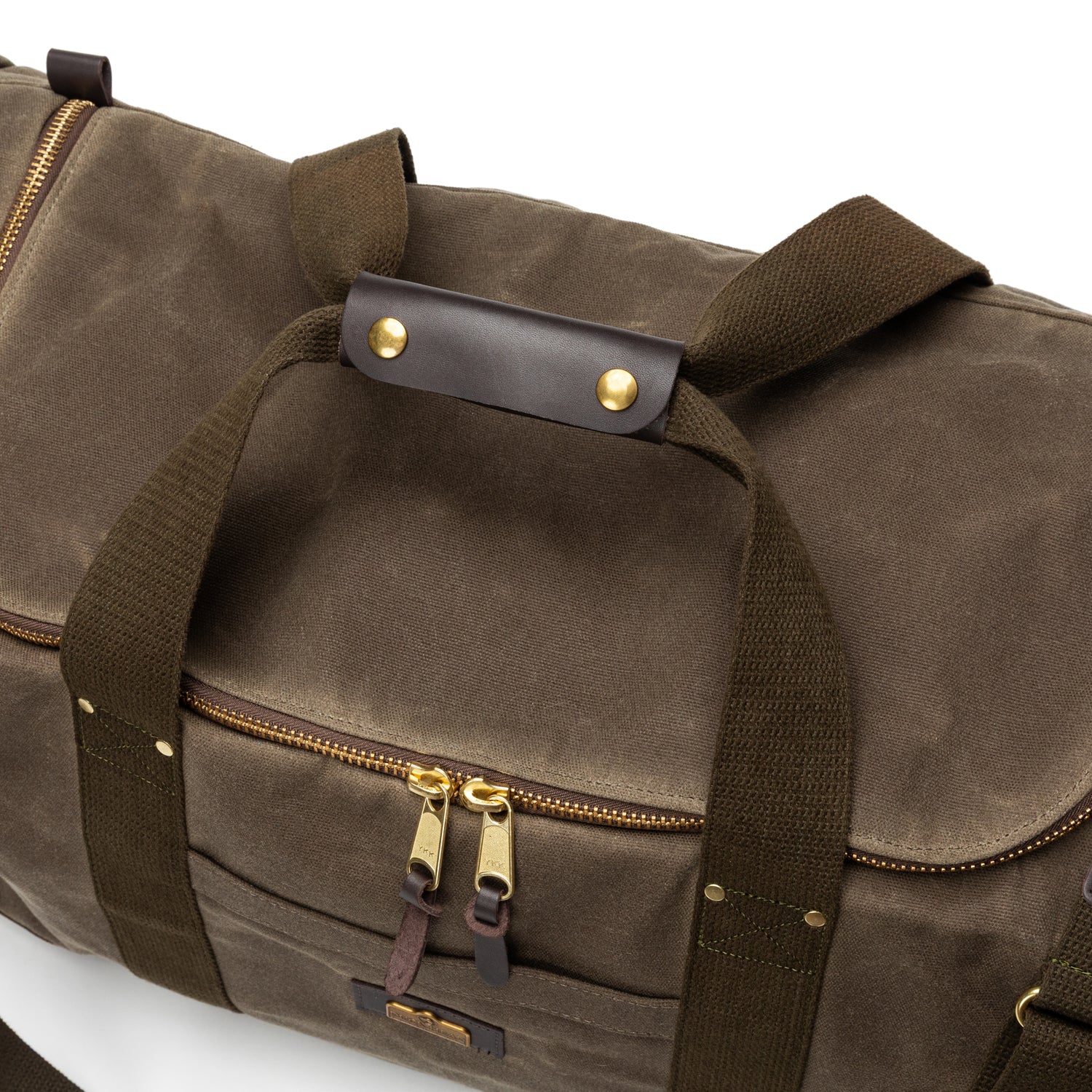 Waxed Canvas Long-Hauler Bag - Field Brown