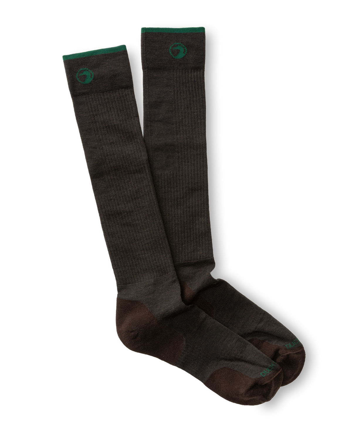 Merino Wool Logo Wader Sock - Chocolate Plum