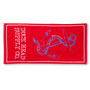 Nautical Beach Towel - Classic Red