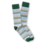 Multi Striped Sock - Hunter Green