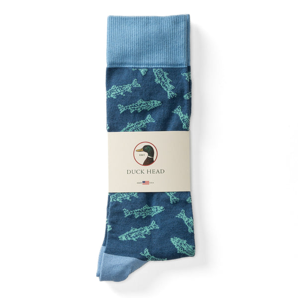 Trout Sock - Blue Horizon