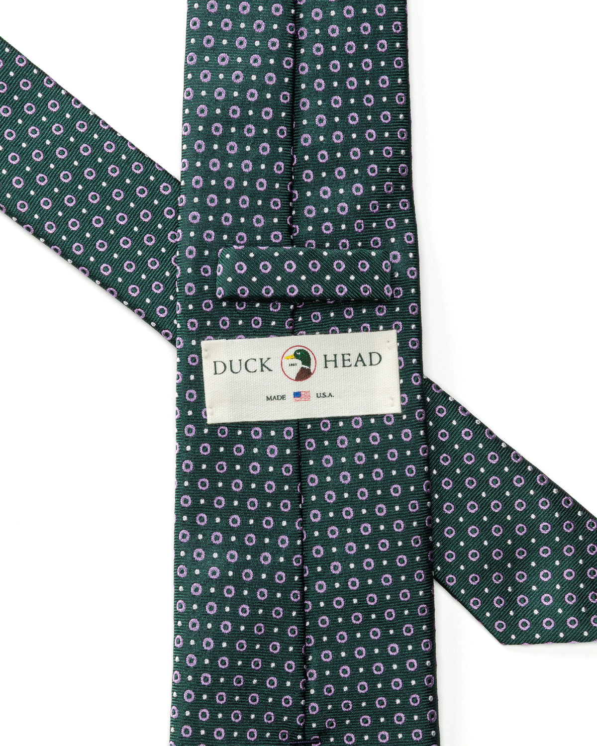 Silk Foulard Tie - Midnight Teal