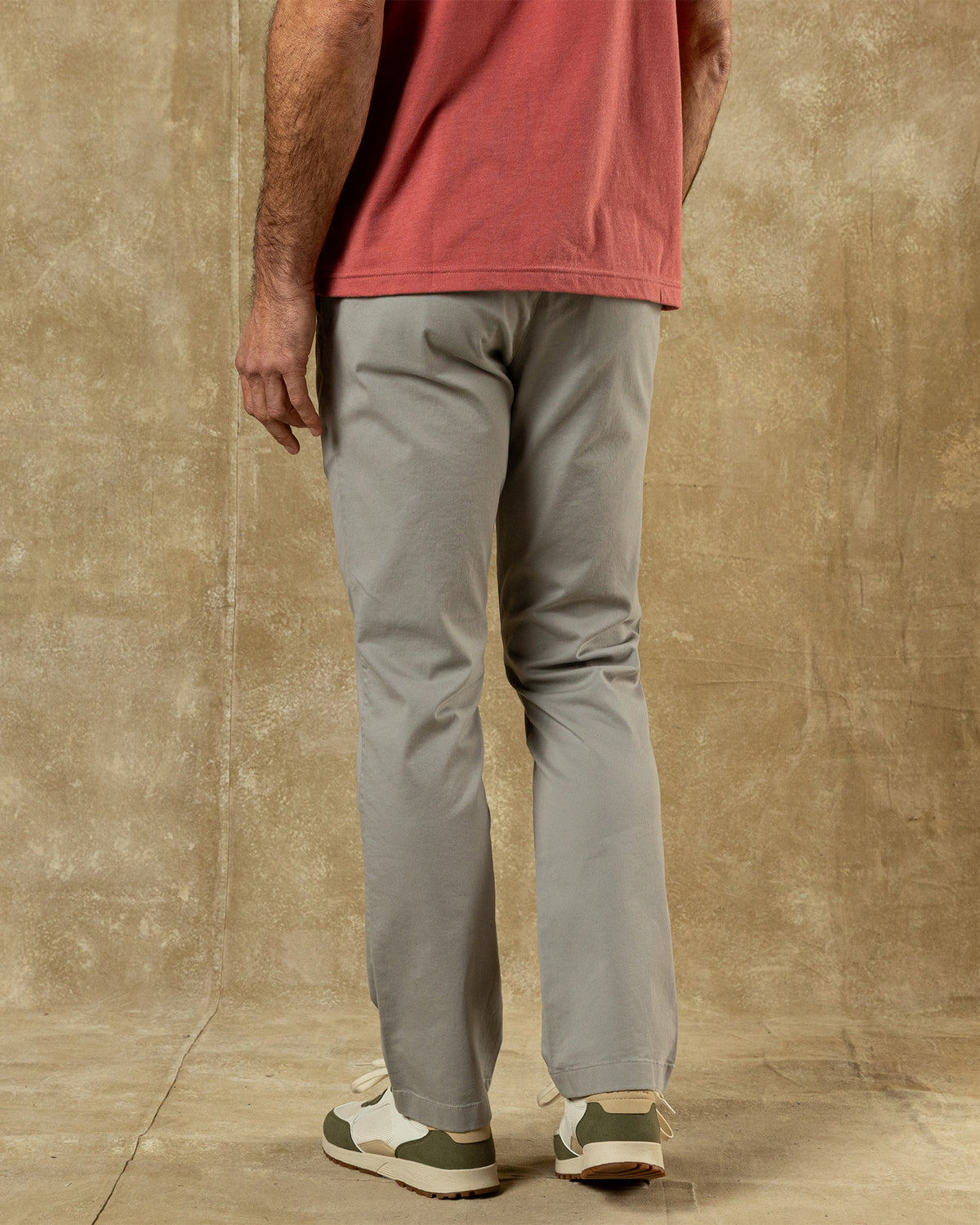 Classic Fit Gold School Chino - Dove Grey