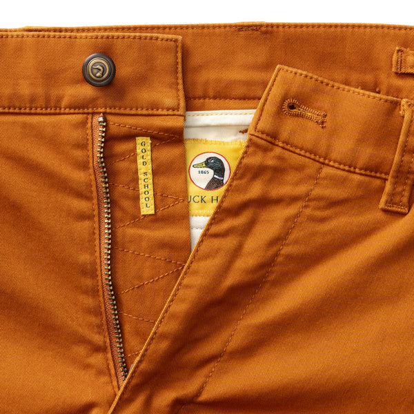 Classic Fit Gold School Chino - Spiced Almond