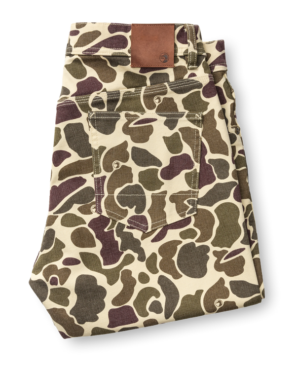 Field Canvas Five-Pocket - Sandrift Khaki Camo