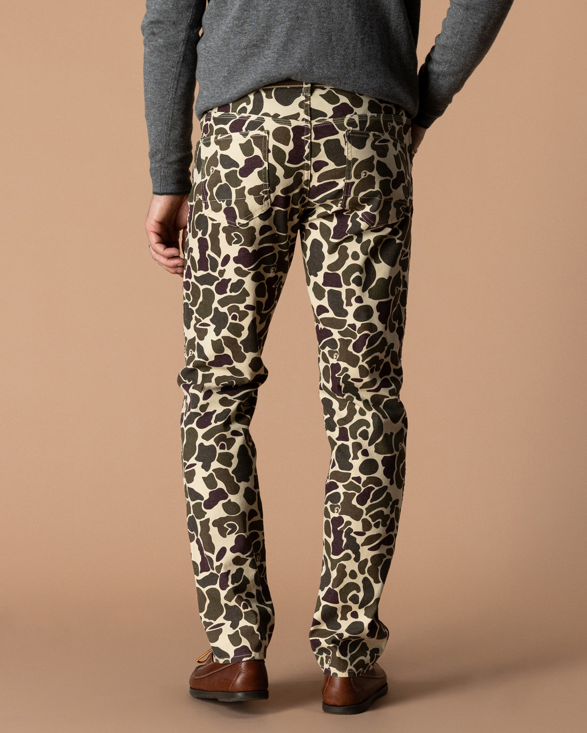 Field Canvas Five-Pocket - Sandrift Khaki Camo
