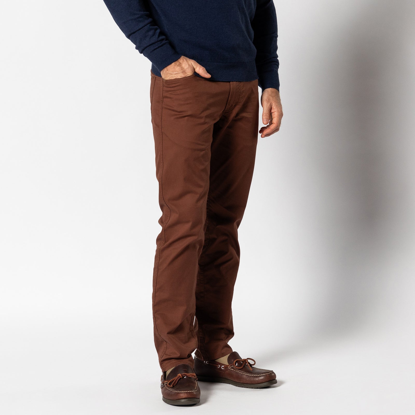 Shoreline Five-Pocket - Saddle Brown