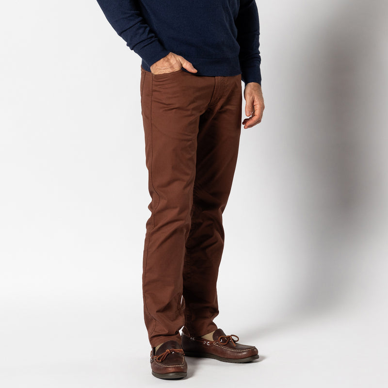 Shoreline Five-Pocket - Saddle Brown