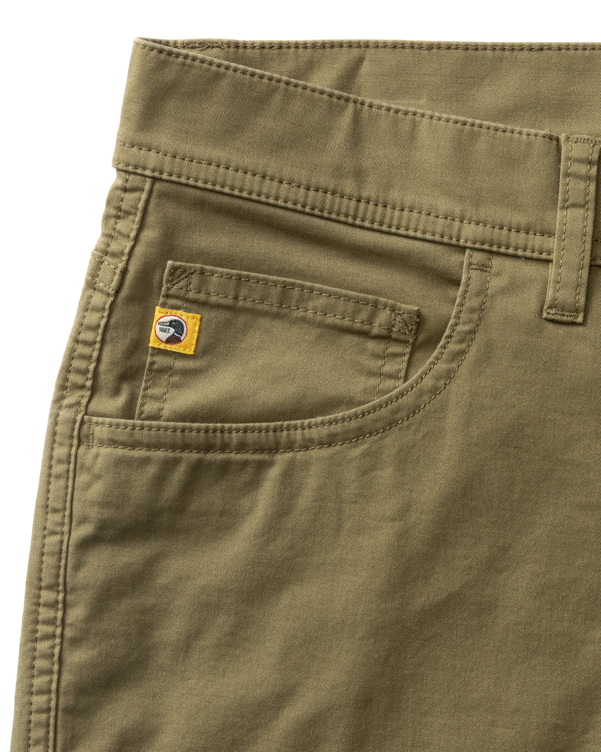 Shoreline Five-Pocket - Moss Green