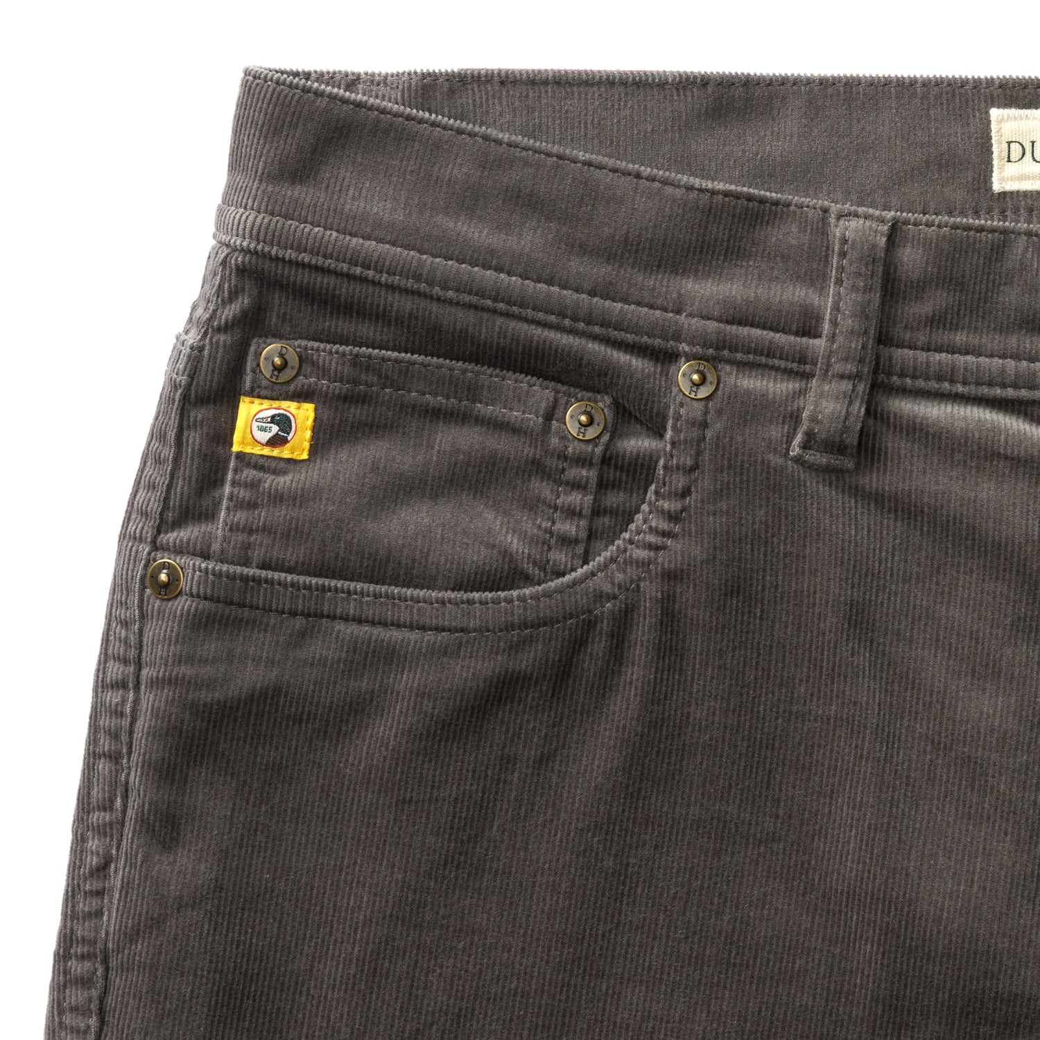 Holston Corduroy Five-Pocket - Fossil Gray