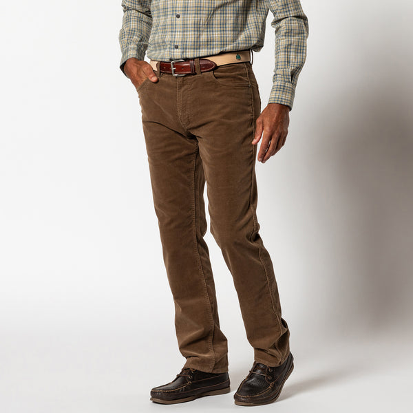 Holston Corduroy Five-Pocket - Dark Oak