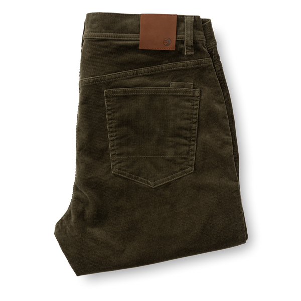 Holston Corduroy Five-Pocket - Olive