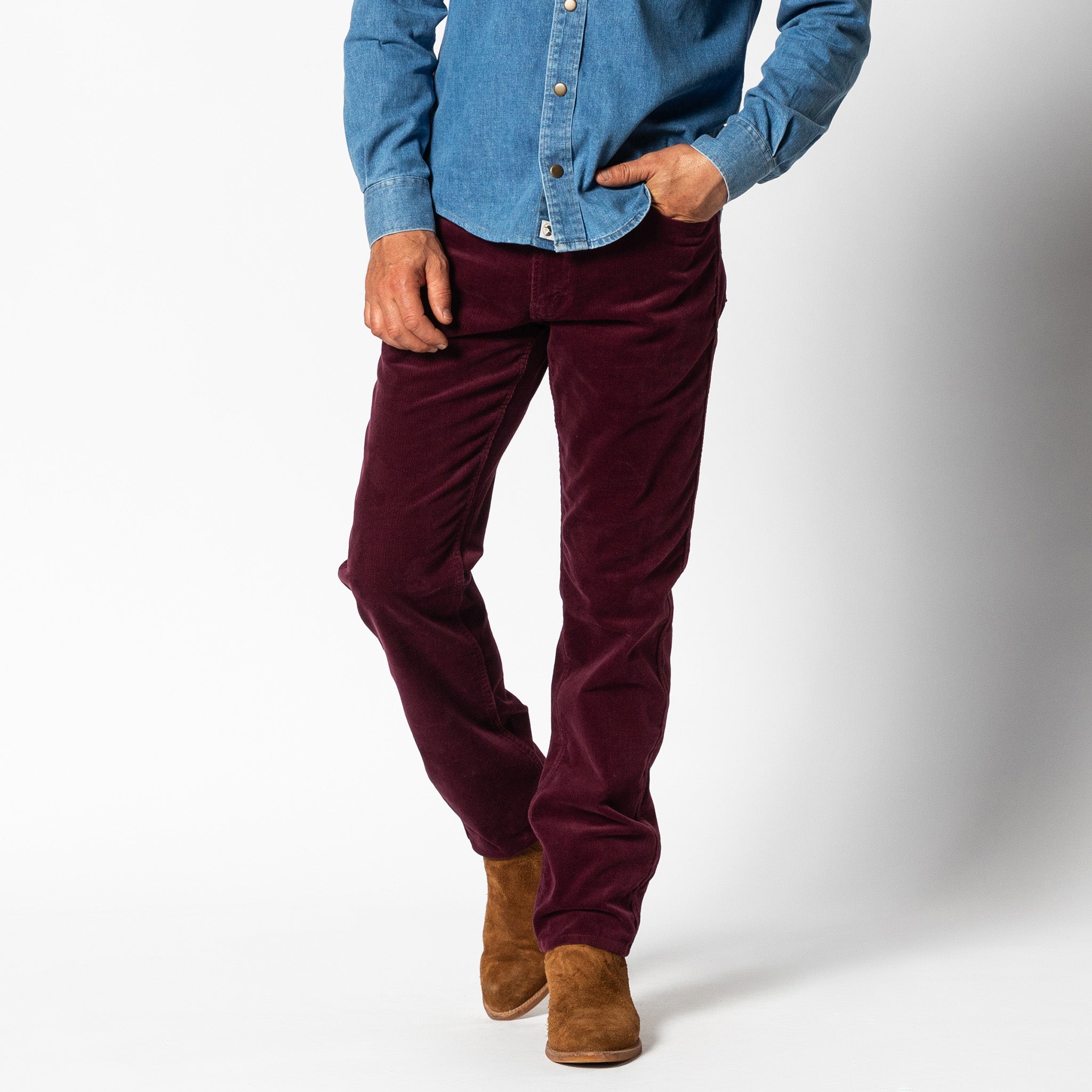 Holston Corduroy Five-Pocket - Fig