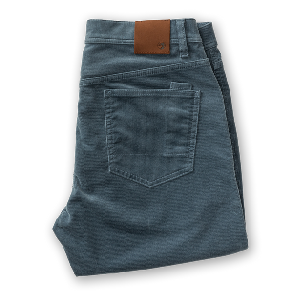 Holston Corduroy Five-Pocket - Dusk Blue