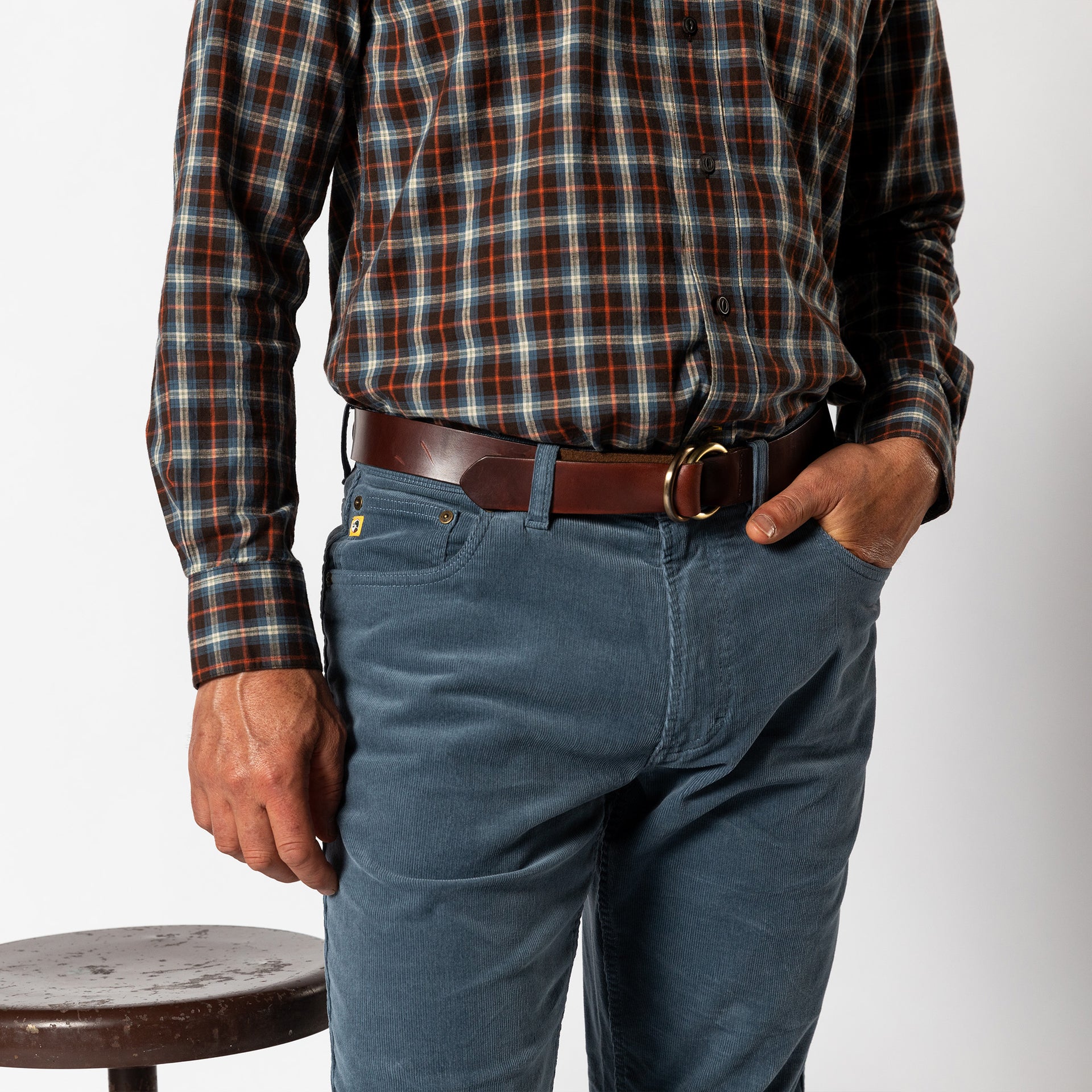 Holston Corduroy Five-Pocket - Dusk Blue