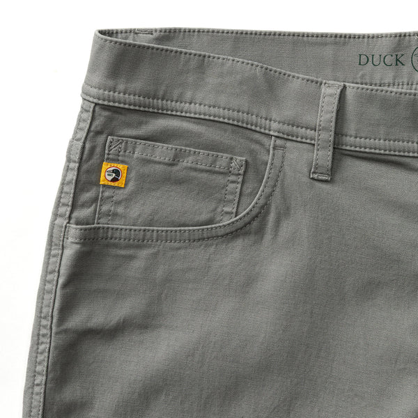 Classic Fit Pinpoint Canvas Five-Pocket - Shadow Grey