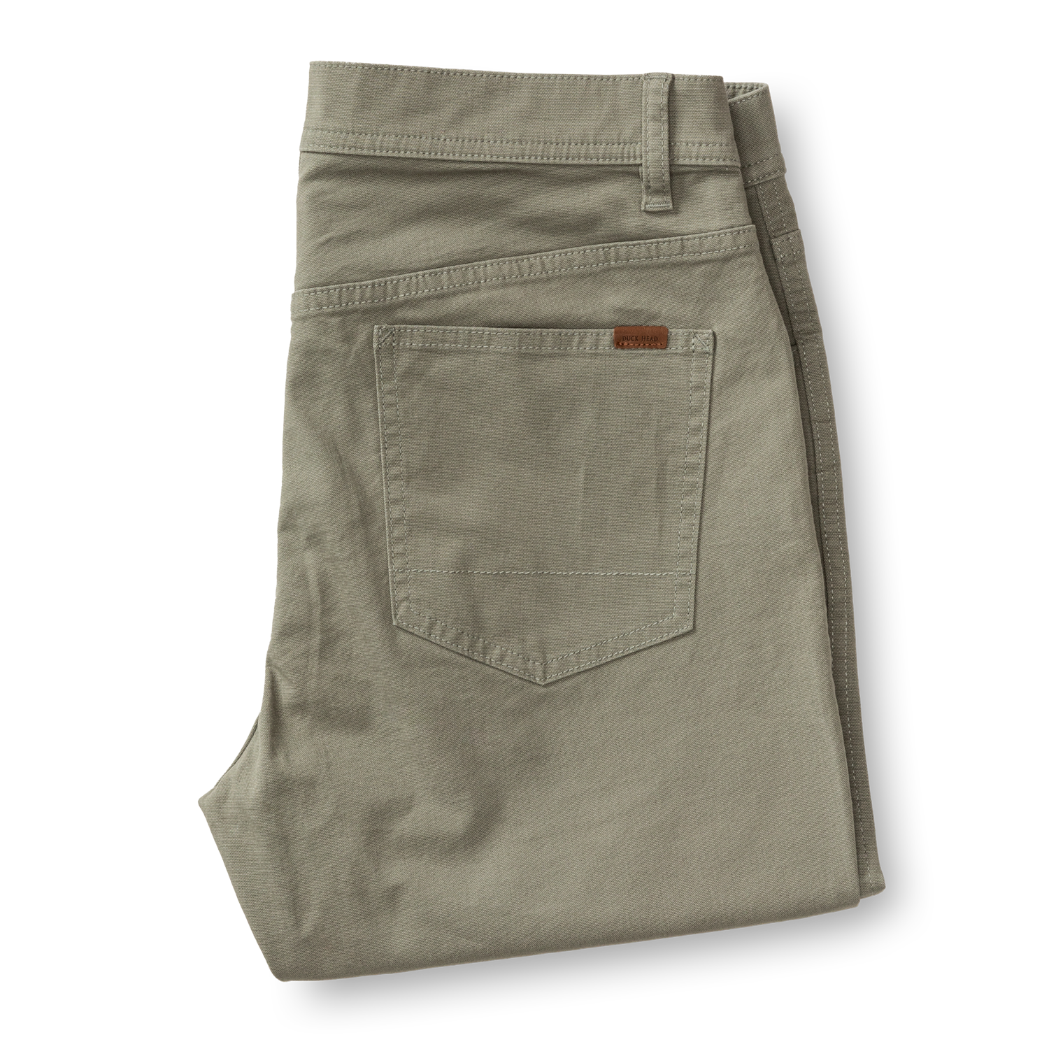 Classic Fit Pinpoint Canvas Five-Pocket - Mist Grey