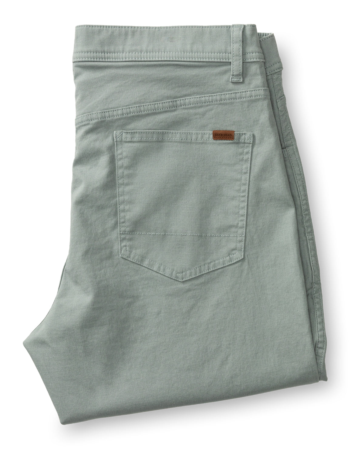 Classic Fit Pinpoint Canvas Five-Pocket - Pewter Grey