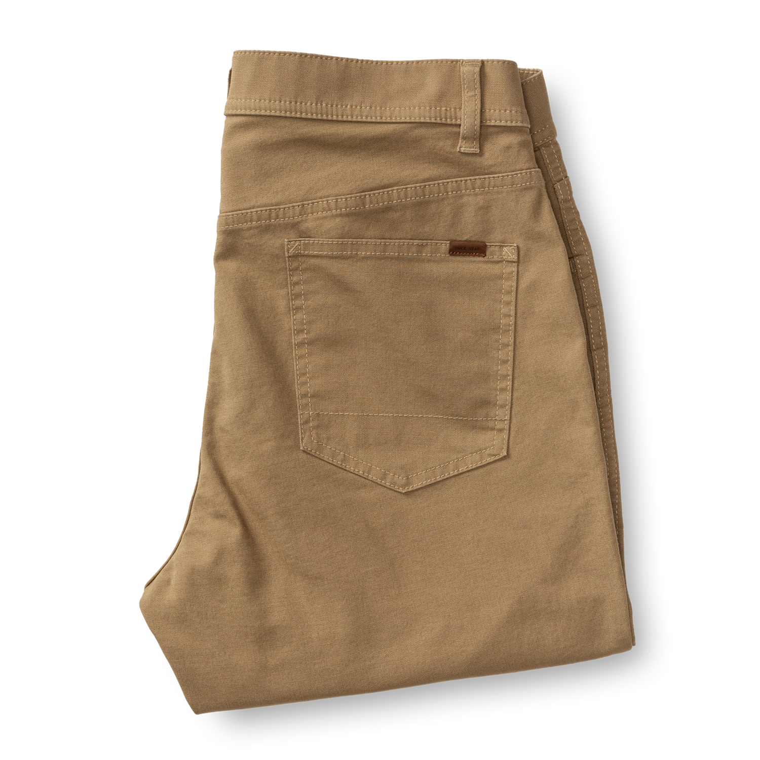 Classic Fit Pinpoint Canvas Five-Pocket - Weathered Oak