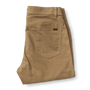 Classic Fit Pinpoint Canvas Five-Pocket - Weathered Oak