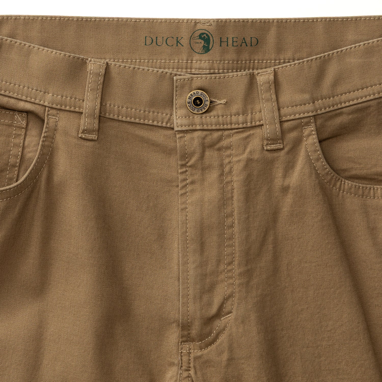Classic Fit Pinpoint Canvas Five-Pocket - Weathered Oak