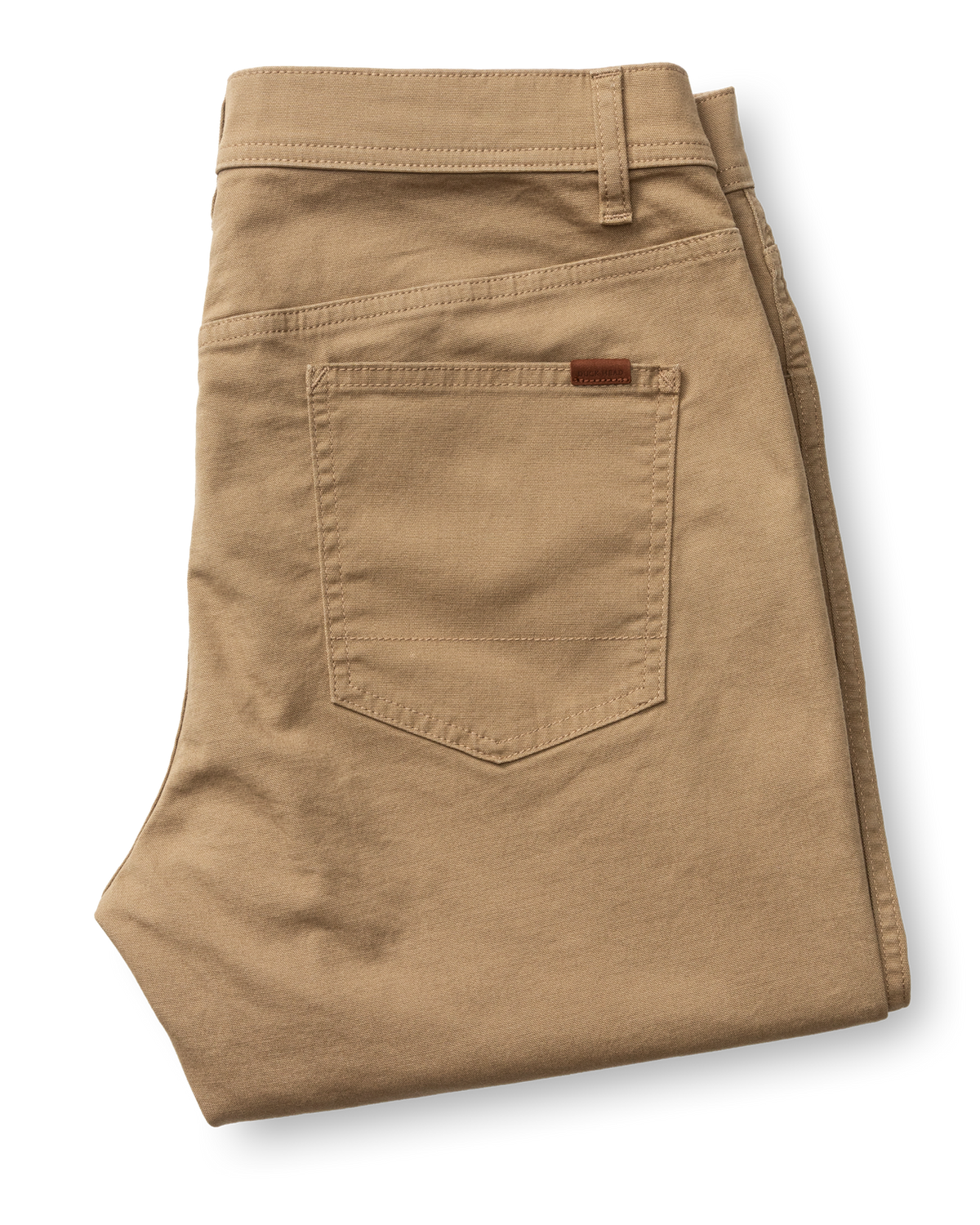 Classic Fit Pinpoint Canvas Five-Pocket - Claystone