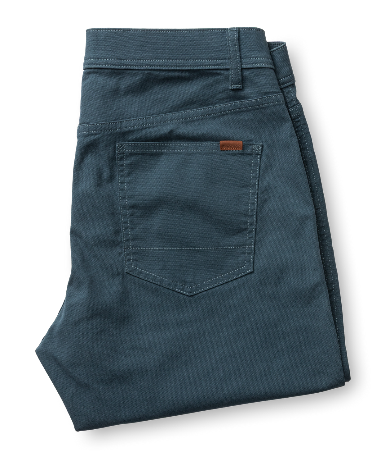Classic Fit Pinpoint Canvas Five-Pocket - Midnight Navy