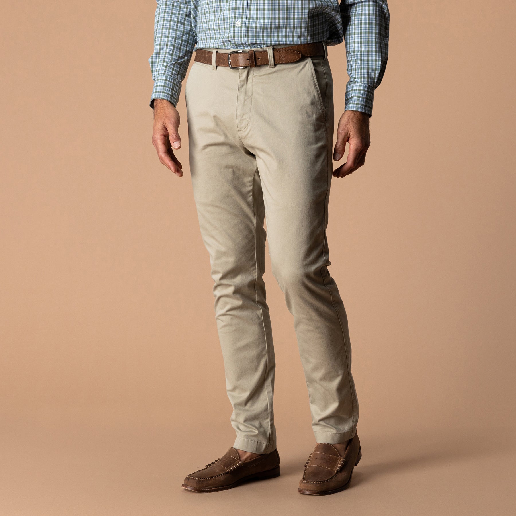 Slim Fit Gold School Chino - Khaki