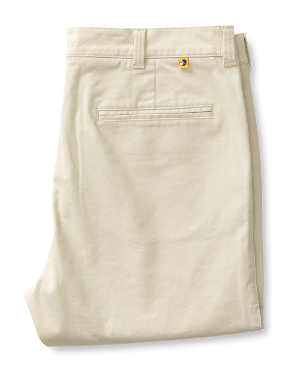 Slim Fit Gold School Chino - Stone