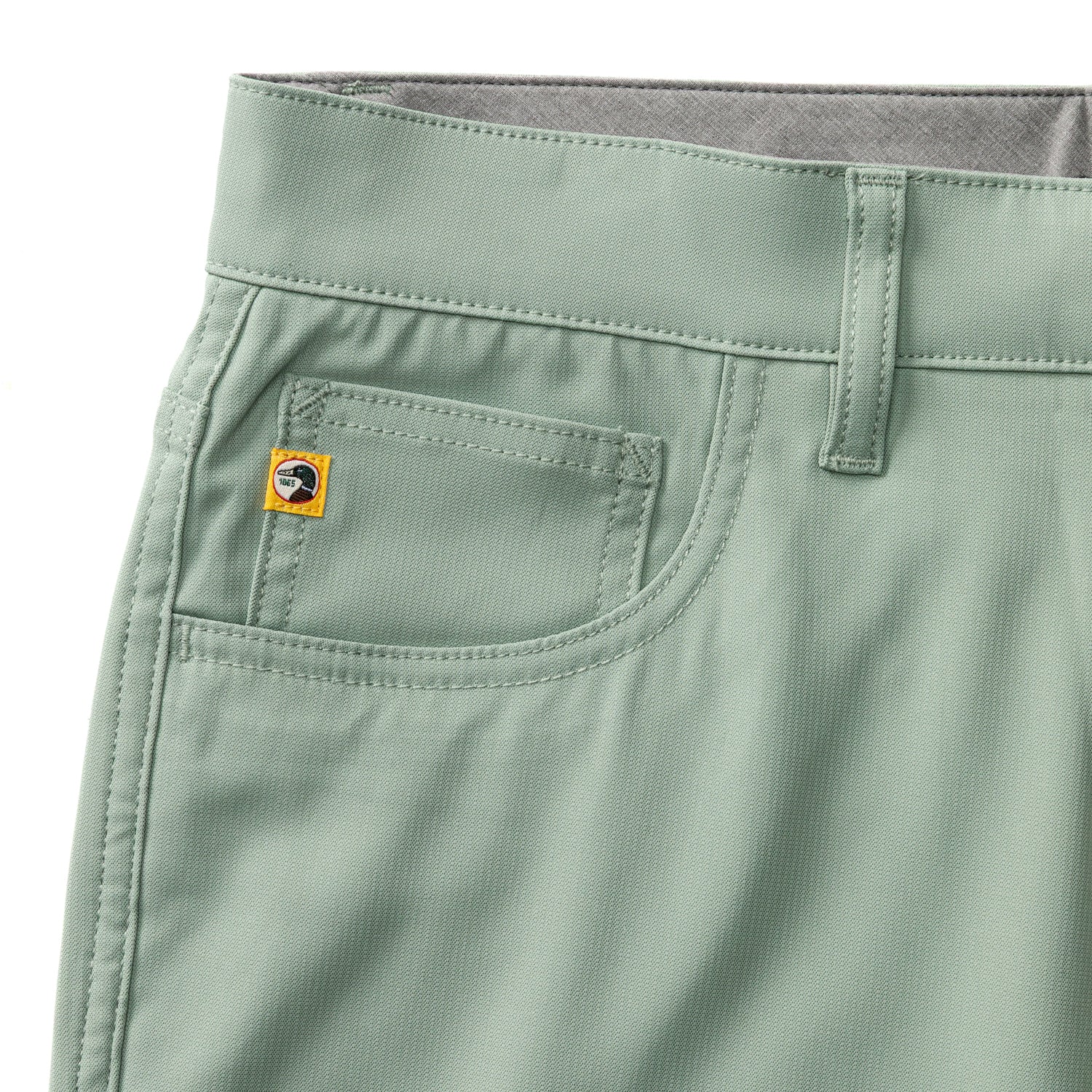 Long Drive Performance Five-Pocket - Spring Olive