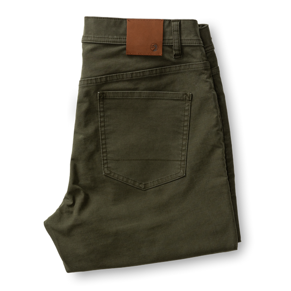 Weldon Garment Dyed Five-Pocket - Deep Olive