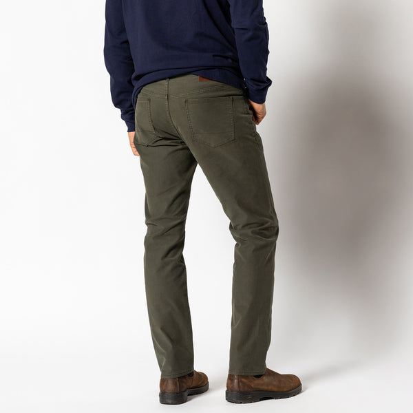Weldon Garment Dyed Five-Pocket - Deep Olive