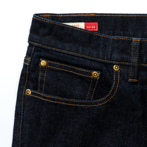 Classic Straight Denim - Rinse Wash
