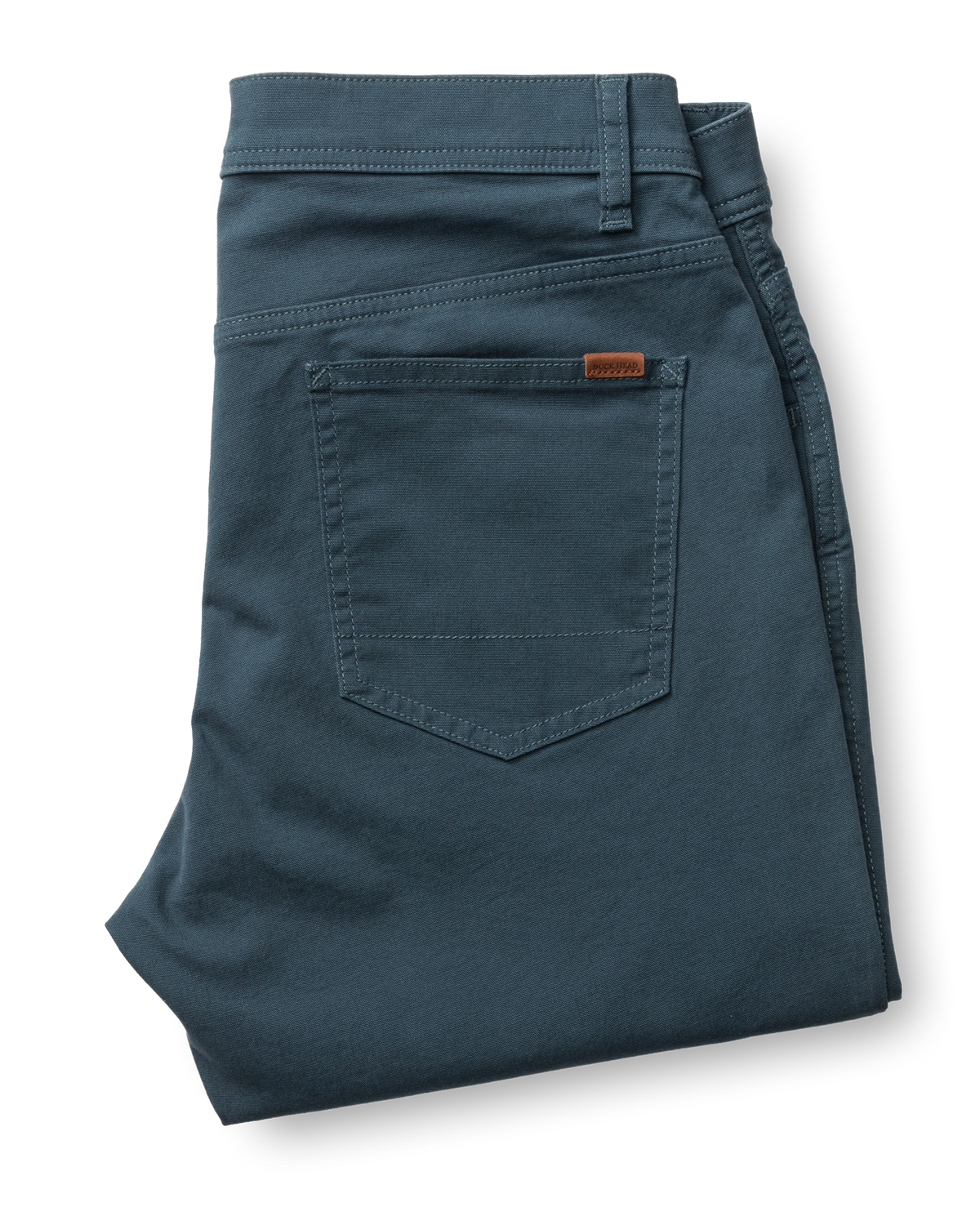 Slim Fit Pinpoint Canvas Five-Pocket - Midnight Navy