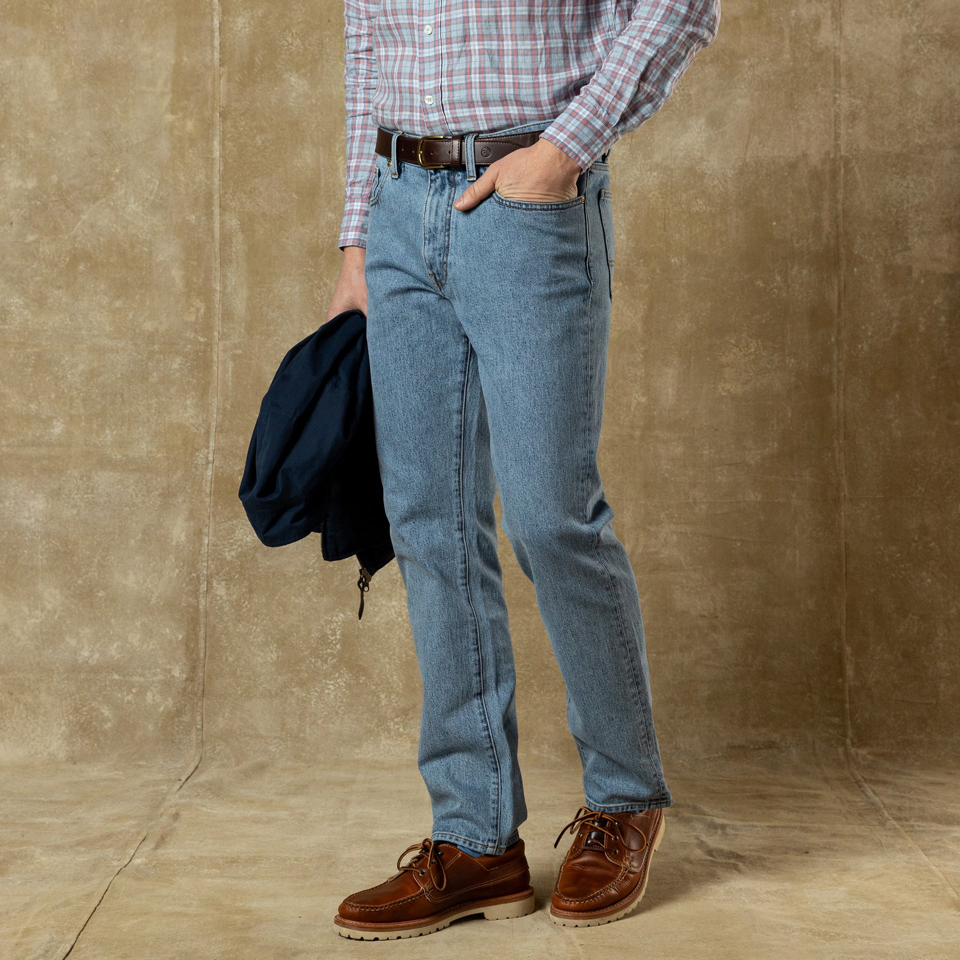 Classic Straight Denim - Light Wash