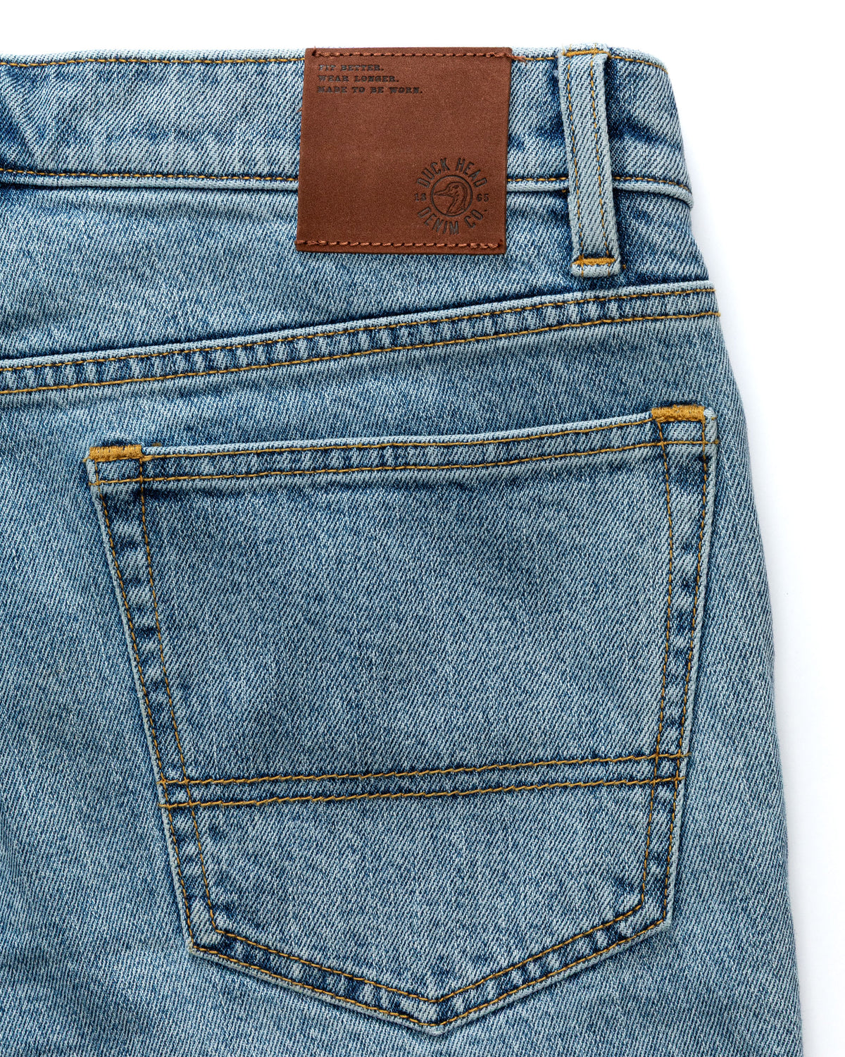 Slim Straight Denim - Light Wash