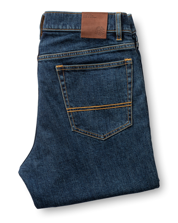 Slim Straight Denim - Medium Wash