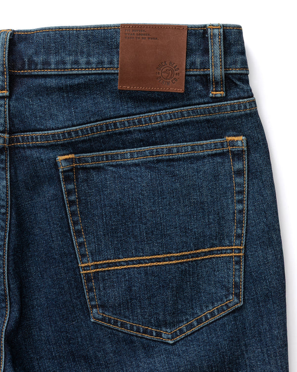 Slim Straight Denim - Medium Wash