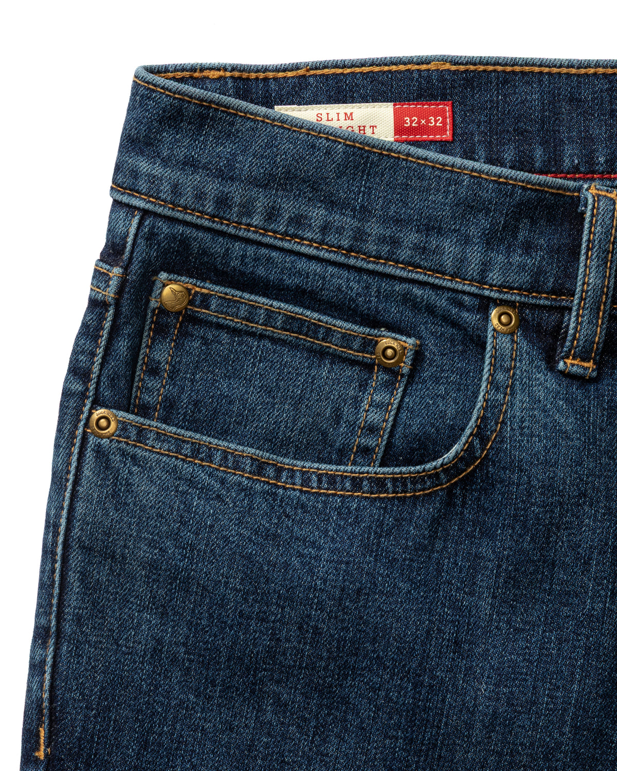 Slim Straight Denim - Medium Wash