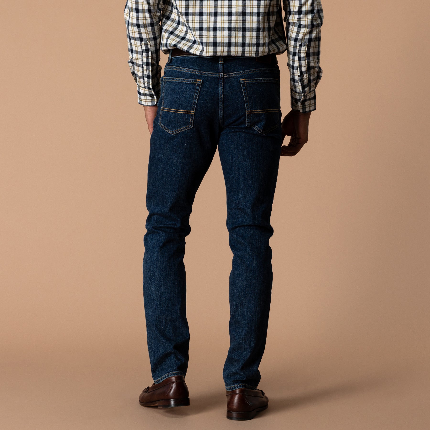Slim Straight Denim - Medium Wash