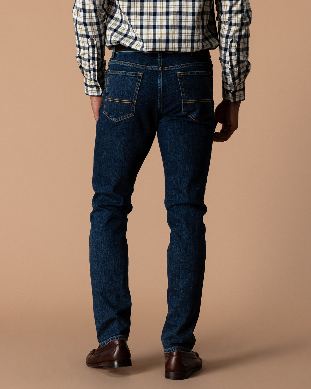 Slim Straight Denim - Medium Wash