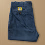 Blue Pleated Chino - 30W/34L