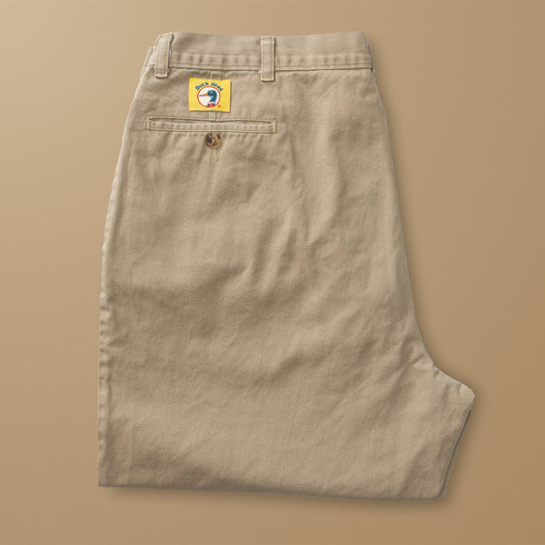Khaki Pleated Chino 42W/32L