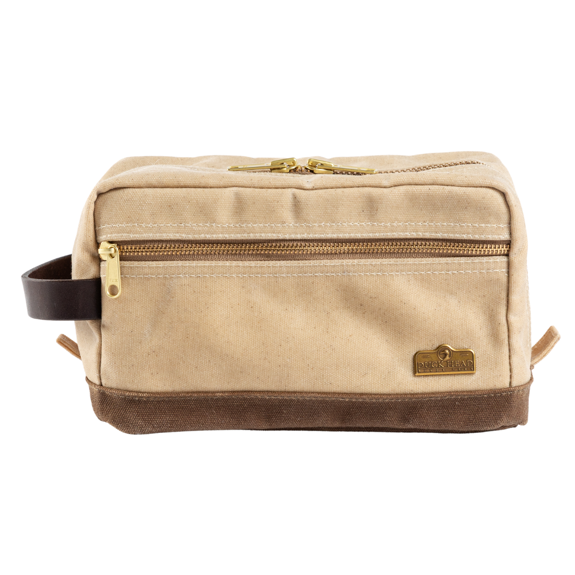 Waxed Canvas Dopp Kit - Natural