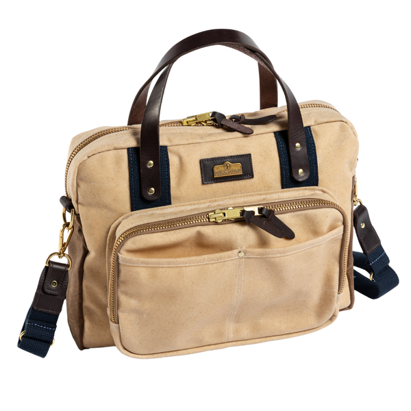 Waxed Canvas Laptop Bag