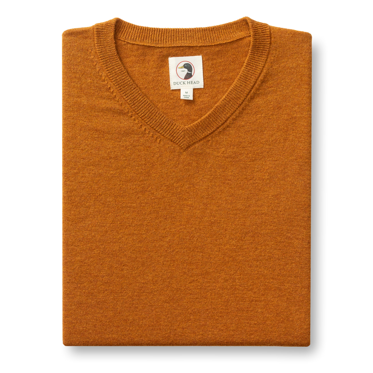 Buckley Merino V-Neck Sweater - Spiced Oak Heather